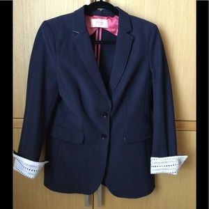 Rena Lange navy blue blazer